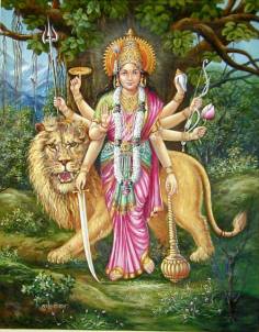 Durga, an aspect of Shakti